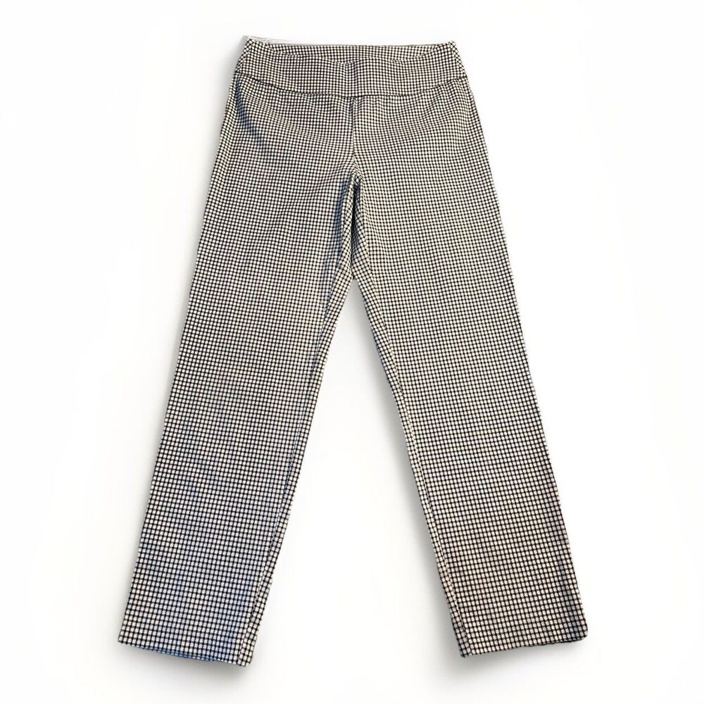 Tribal Plaid Jegging Black and White Size 4